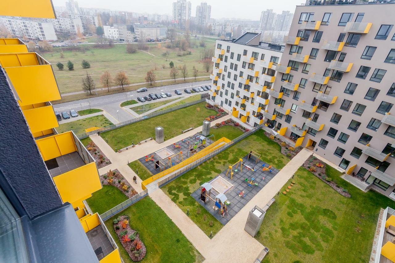 Apartments Vilnius 1 Near Center With A Roof Terrace And Parking Kültér fotó